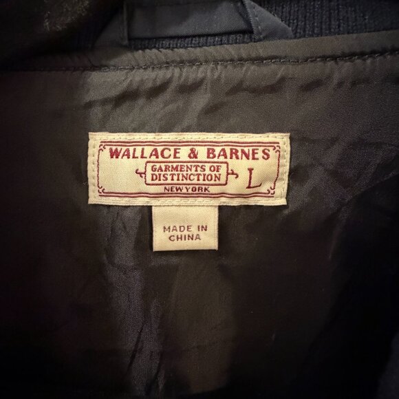 Wallace & Barnes x J. Crew Bomber Jacket - Men's Navy - Picture 2 of 4